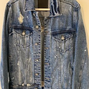 Distressed Denim Jacket